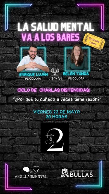 'La salud mental va a los bares' regresa a Senti2 este viernes