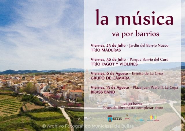Este viernes arranca ´La música va por barrios´
