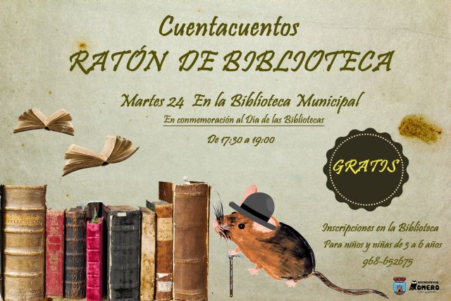 La Biblioteca de Bullas celebra con cuentacuentos el Día de las Bibliotecas