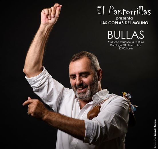 La música folclórica de ´El Pantorrillas´ llega a Bullas el domingo 31 de octubre