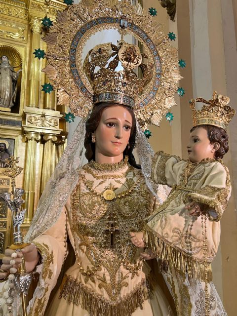 Ntra. Sra. la Virgen del Rosario recibe la Medalla de Oro de la Villa de Bullas