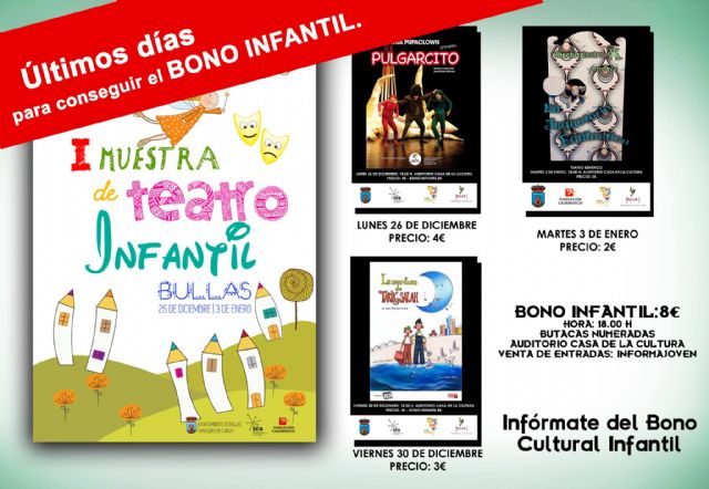 La Navidad trae a Bullas la I Muestra de Teatro Infantil