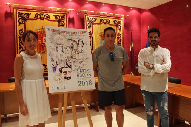 Damián Guirado ganador del cartel anunciador de las Fiestas Patronales de Bullas