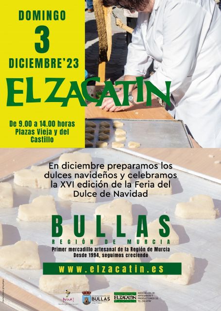 'El Zacatín' nos trae los dulces navideños y la feria del dulce el próximo 3 de diciembre