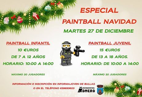 Paintball en navidades