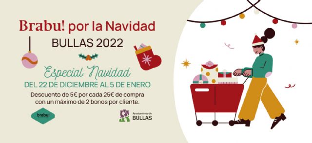 Especial Navidad en los comercios asociados con descuentos de 5 euros por cada 25 euros de compra