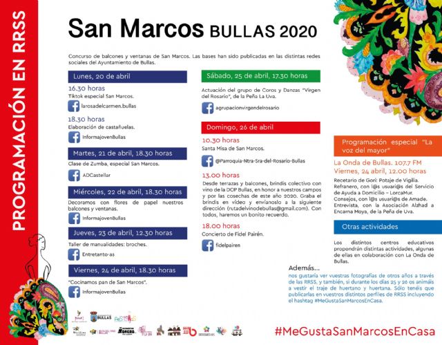 La Festividad de San Marcos desde casa