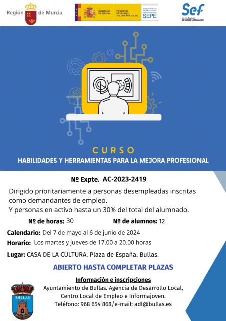 Curso de 'Habilidades y herramientas para la mejora profesional'