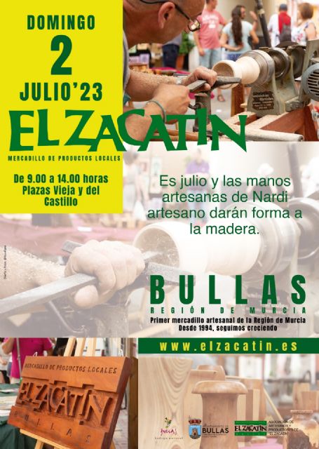 En julio la madera es protagonista en el mercadillo 'El Zacatín'