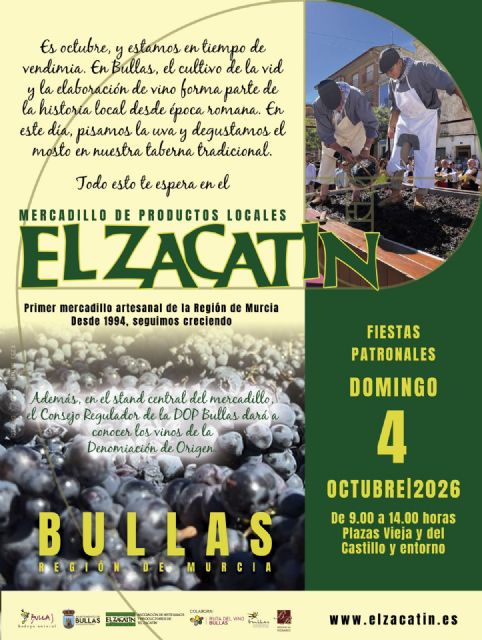 El Zacatín de Bullas dedica su edición de octubre a la vendimia y al mundo del vino
