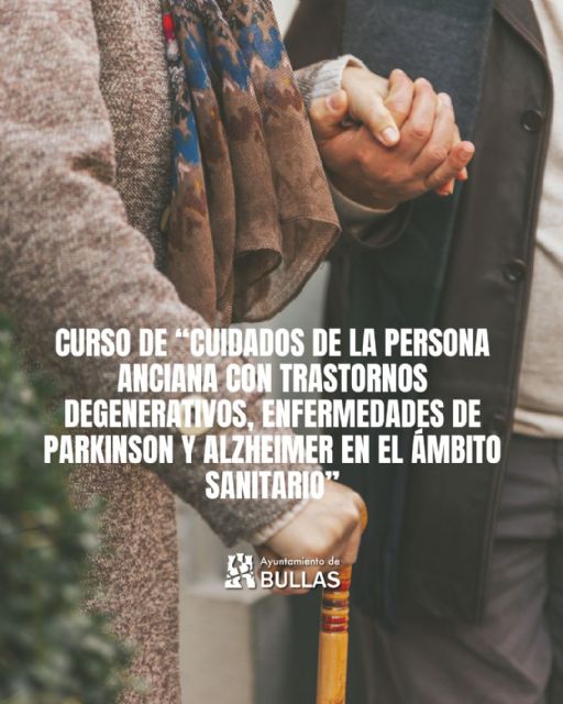 Curso Cuidados de la persona anciana con trastornos degenerativos, enfermedades de Parkinson y Alzheimer en el ámbito sanitario