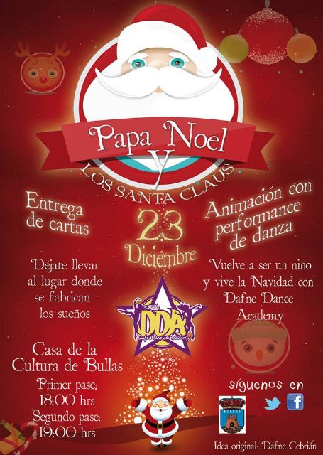 Papa Noel llega a Bullas mañana