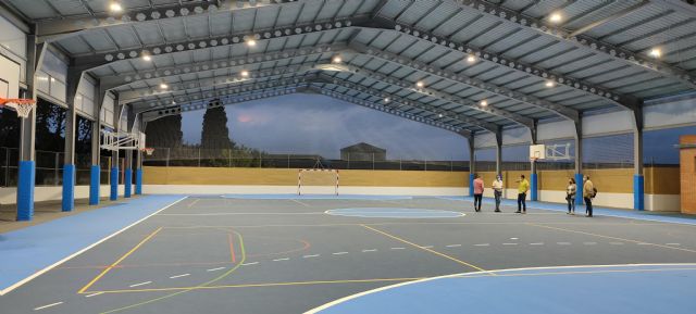 Finaliza el proyecto de la pista cubierta del Colegio Rodenas