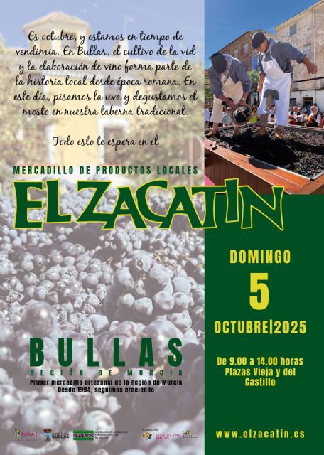 El mercadillo artesanal 'El Zacatín' dedica su edición de octubre al vino y la vendimia