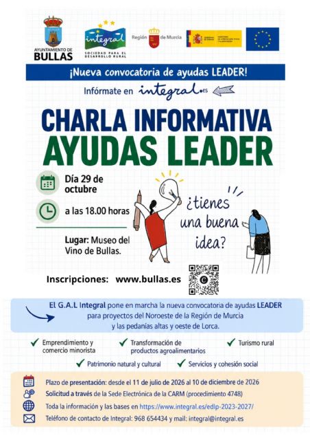 Charla informativa sobre la nueva convocatoria de ayudas LEADER