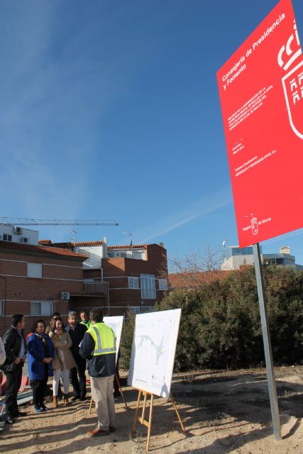 Comienzan las obras de la intersección de la carretera RM-B18 de Bullas a La Copa