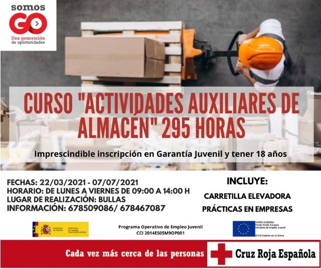 Curso 'Actividades auxiliares de almacén'