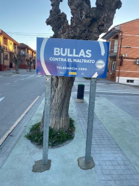 El Ayuntamiento de Bullas se suma a la campaña 'Municipios contra el maltrato'