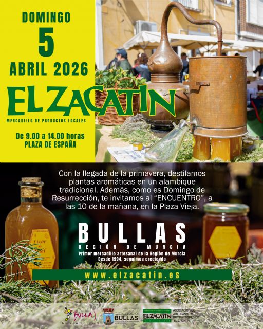 Aromas de primavera y tradición llenan El Zacatín de Bullas este 5 de abril