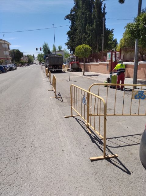 Adecuación de aceras Avda. Luis de los Reyes como itinerario peatonal accesible