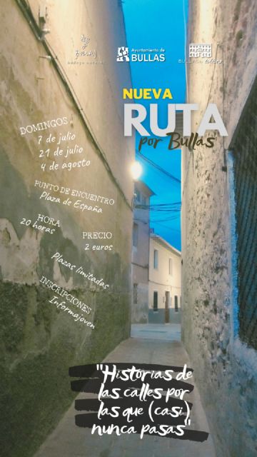 Ruta por las calles por las que casi nunca pasas