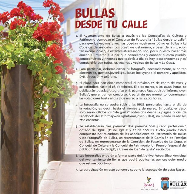 Bullas desde tu calle, nuevo concurso de fotografía