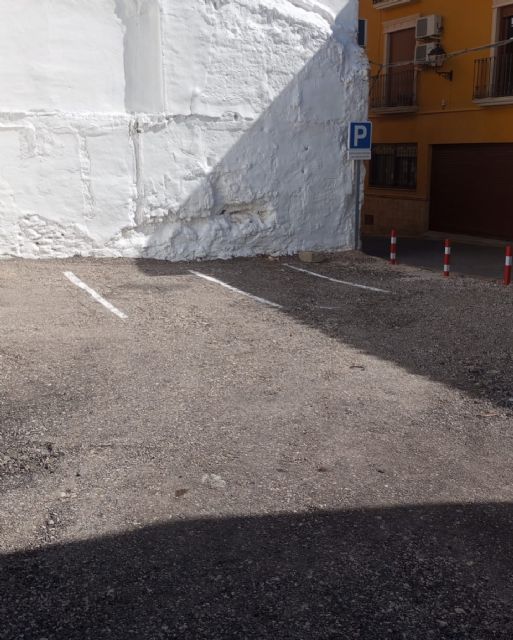 El Ayuntamiento de Bullas habilita un nuevo aparcamiento en el casco antiguo