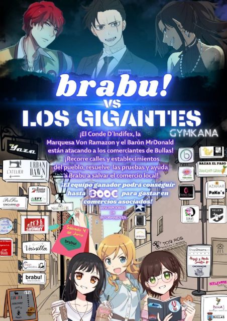 La Concejalía de Comercio y Brabu! organizan una gymkana para 'salvar al comercio local'