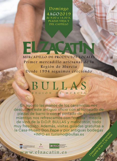 El Zacatín dedica su actividad central en agosto a la cerámica