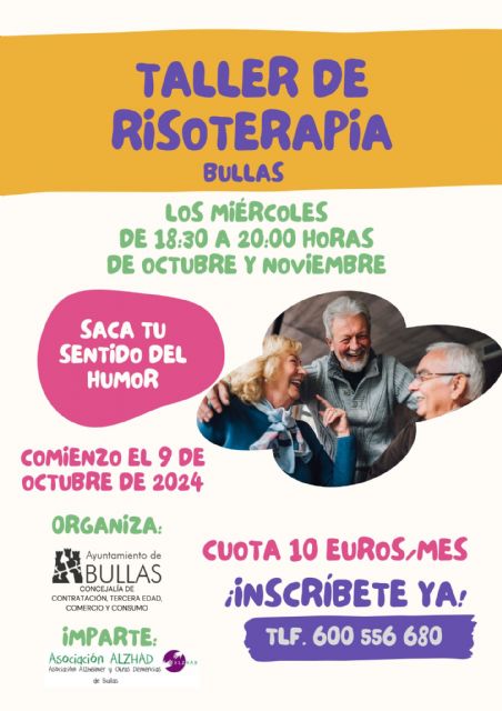 En octubre comienza el Taller de Risoterapia