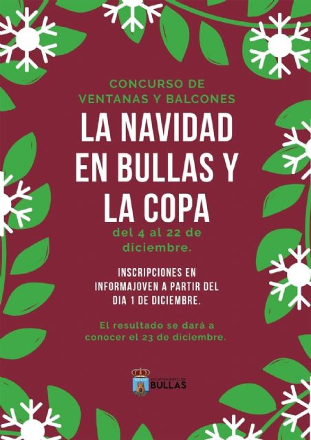 Concurso de decoración de ventanas y balcones 'La Navidad en Bullas'