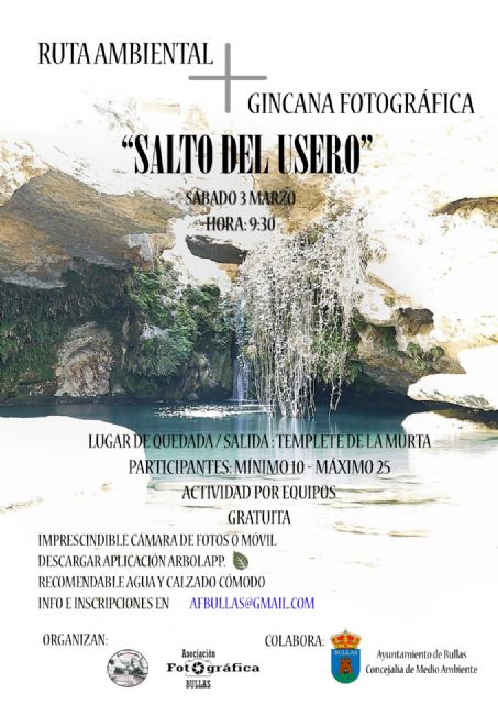 Ruta ambiental y yincana fotográfica en el 'Salto del Usero'