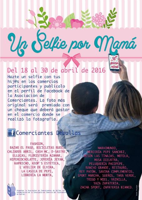 'Un selfie por mamá' nueva campaña de la Asociación de Comerciantes para el Día de la Madre