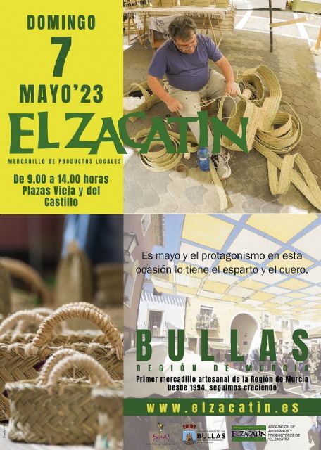 Los trabajos hechos con esparto y cuero son protagonistas en 'El Zacatín' de mayo