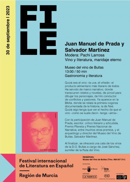 Actividad ´Vino y literatura: maridaje eterno´