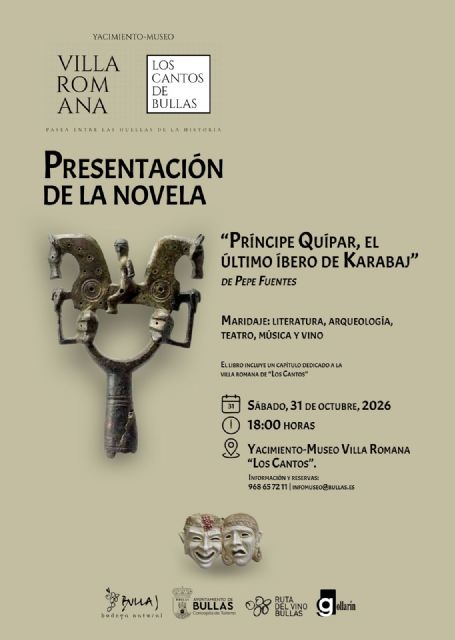 Presentación de la novela 'Príncipe Quípar, el último íbero de Karibaj' en el Yacimiento de Los Cantos