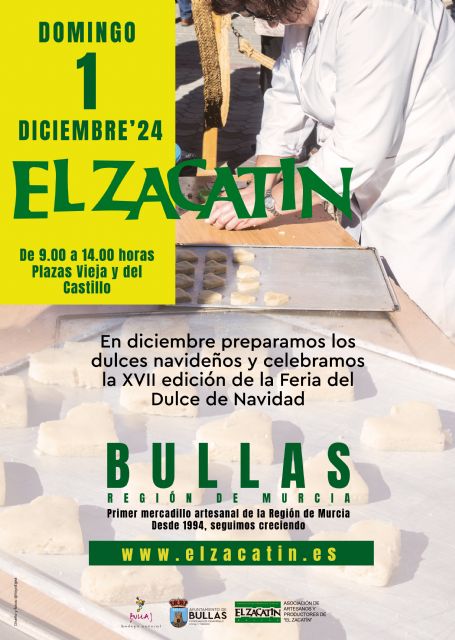 'El Zacatín' de diciembre prepara dulces navideños