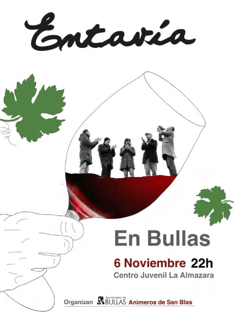 Entavía actuará en Bullas el sábado 6 de noviembre