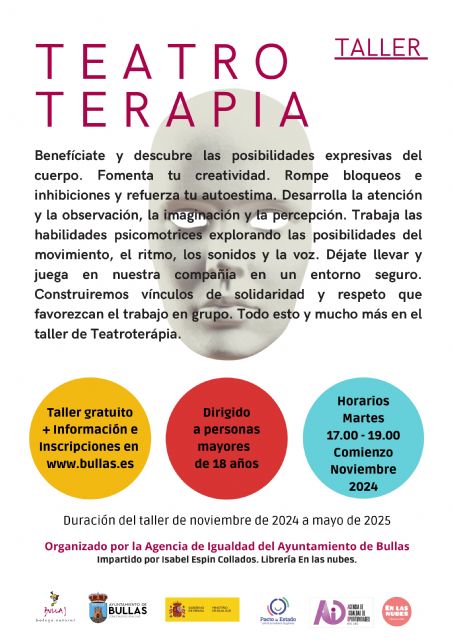 Taller de Teatro Terapia para personas adultas