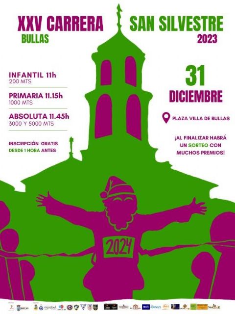 La San Silvestre bullera se correrá en la mañana del domingo