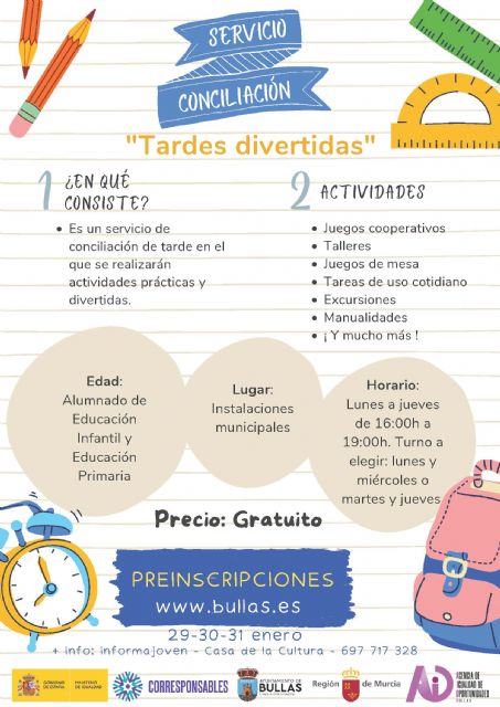 Talleres y actividades para conciliar en las 'tardes divertidas'