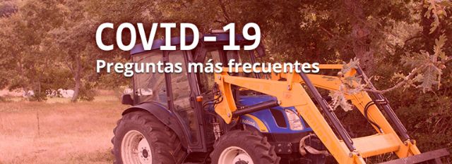 Información para agricultores y ganaderos durante el estado de alarma