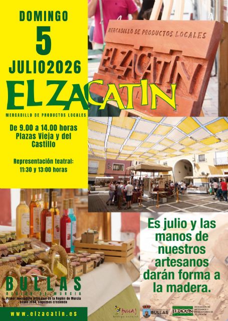 Bullas celebra una nueva edición de 'El Zacatín' dedicada a la madera con artesanía, teatro y tradición