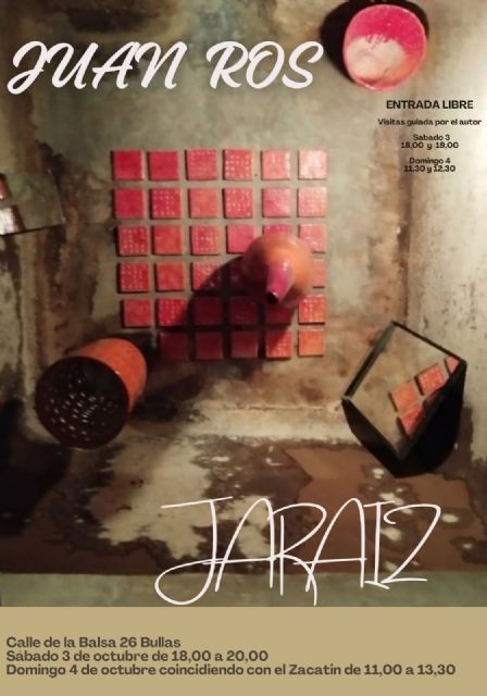 Juan Ros ofrecerá visitas guiadas gratuitas a su exposición 'Jaraiz' este fin de semana
