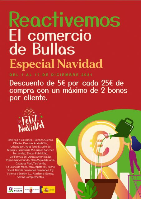 Campaña 'Reactivemos el Comercio de Bullas Especial Navidad'