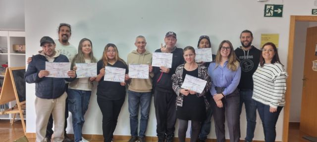 Finaliza la formación en Igualdad, Corresponsabilidad y Cuidados en el curso de formación ocupacional de almacén en Bullas
