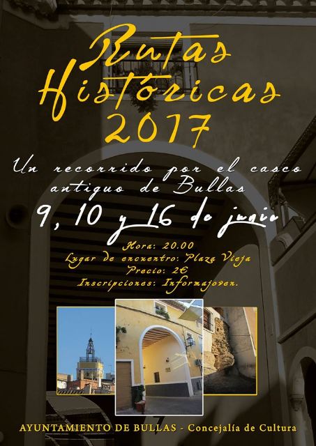 Rutas históricas por el casco antiguo de Bullas