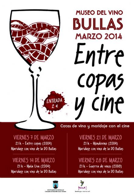 Un ciclo de cine y un concierto de Javier Ojeda, principales citas en la recta final de la Fiesta del Vino 2014 de Bullas