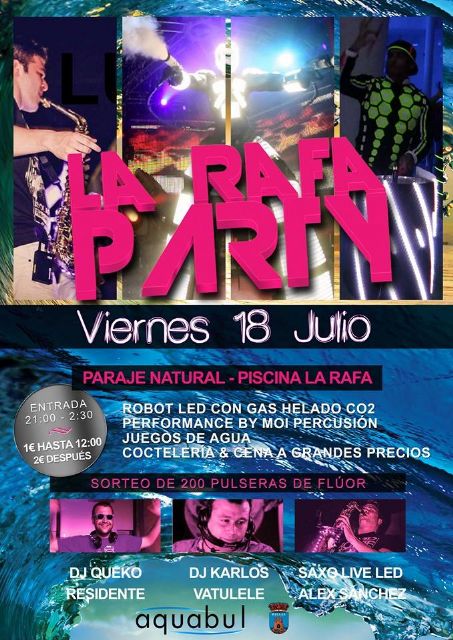 La piscina municipal de 'La Rafa' será escenario este viernes 18 de julio de la fiesta del verano, la 'Rafa Party'