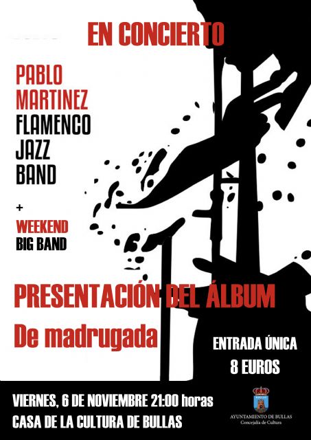 Pablo Martínez en concierto presenta su primer álbum 'De madrugada'